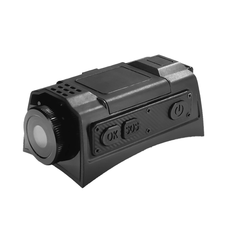 BodiCam K9 body-worn camera for police and military dogs.